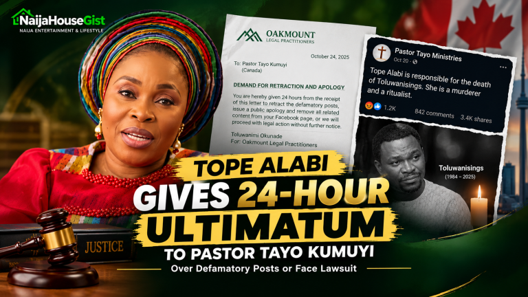 Tope Alabi Gives Canada Pastor 24 Hours Over Toluwanisings Death Claims