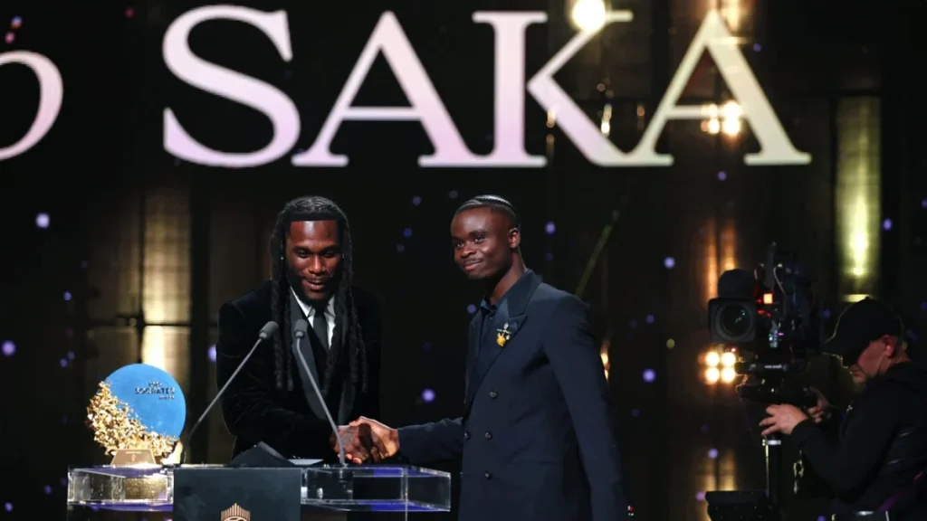 burna-boy-presents-socrates-award-bukayo-saka-ballon-dor-2026